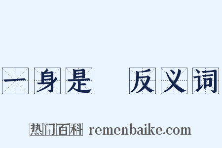 一身是膽反义词是什么意思的图片